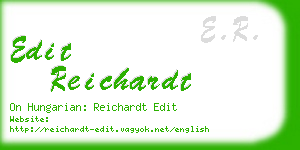 edit reichardt business card
